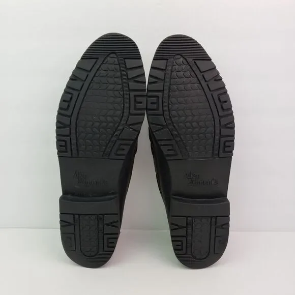 Allen Edmonds Nashua Mens Size 9.5 Brown Black Leather Kiltie Tassel Loafer Shoe